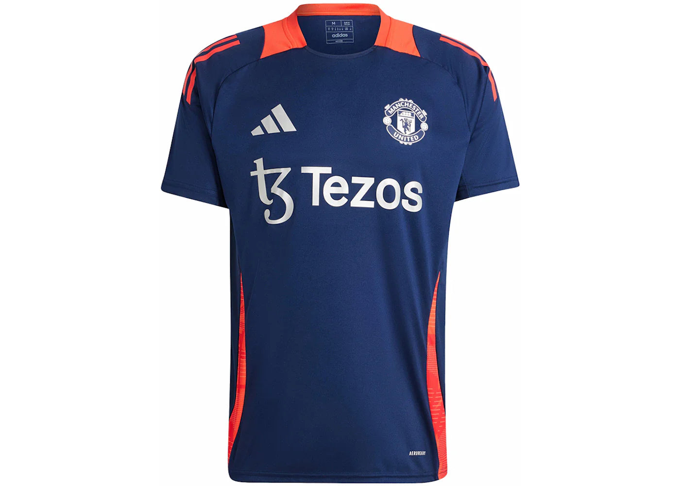 adidas Manchester United Tiro 24 Training Jersey Night Indigo/Bright Red