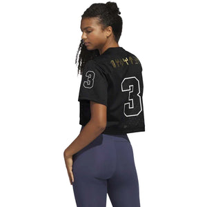 adidas Marvel Black Panther Crop Top Black