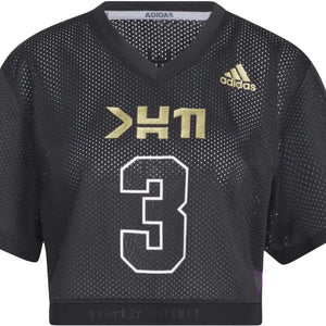 adidas Marvel Black Panther Crop Top Black