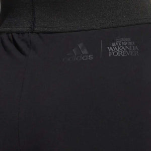adidas Marvel Black Panther Graphic Bike Shorts Black