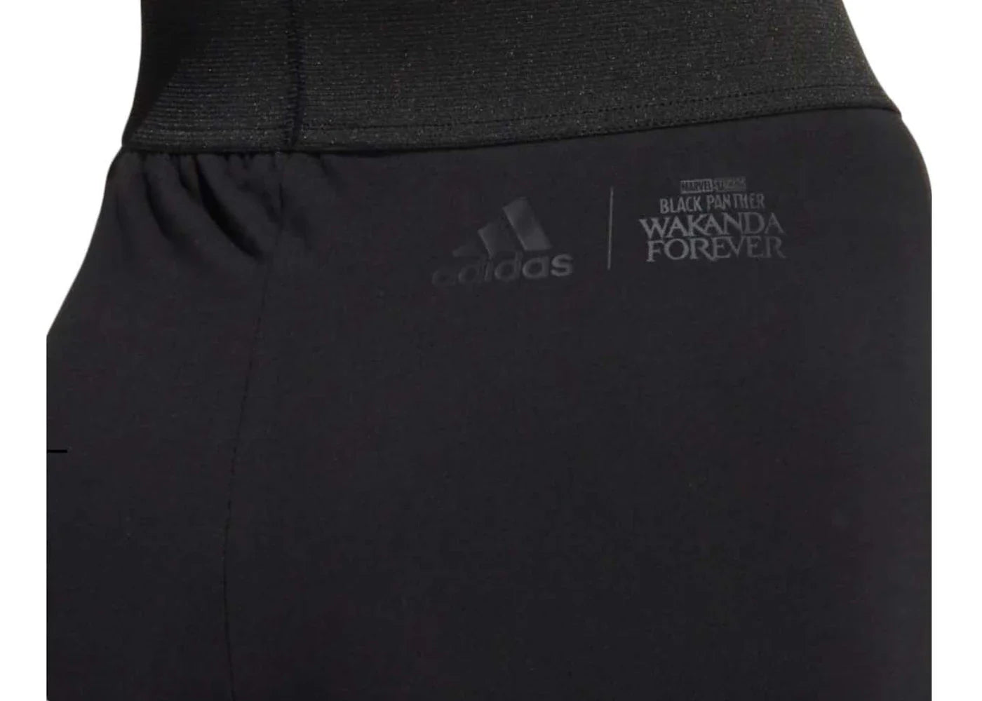 adidas Marvel Black Panther Graphic Bike Shorts Black