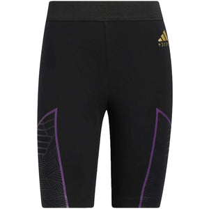 adidas Marvel Black Panther Graphic Bike Shorts Black