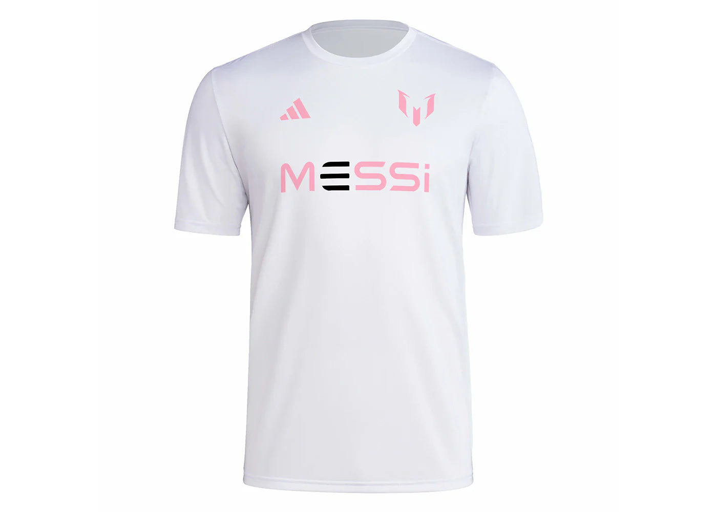 adidas Messi Wordmark Tee White