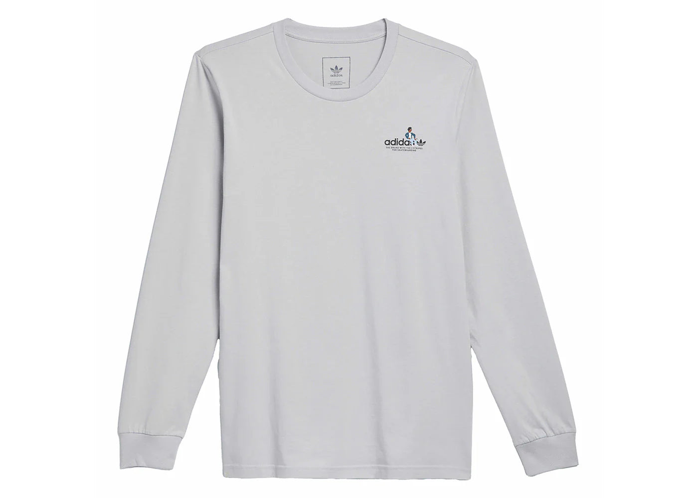 adidas Mettz The Steps Long Sleeve Tee Light Solid Grey/Multicolor