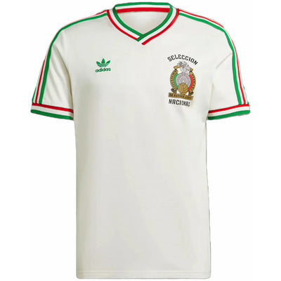 adidas Mexico 1985 Away Jersey Cloud White