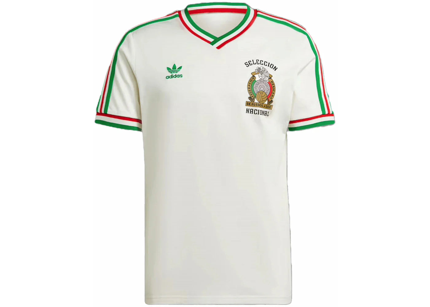 adidas Mexico 1985 Away Jersey Cloud White