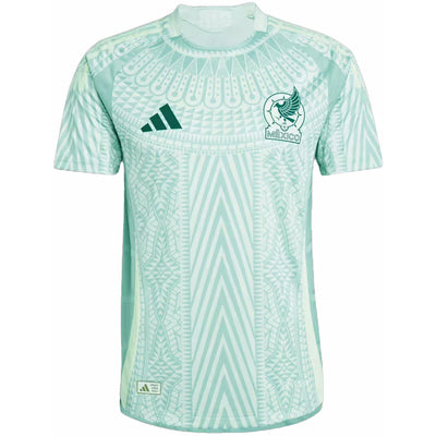 adidas Mexico 2024 Away Authentic Jersey Linen Green