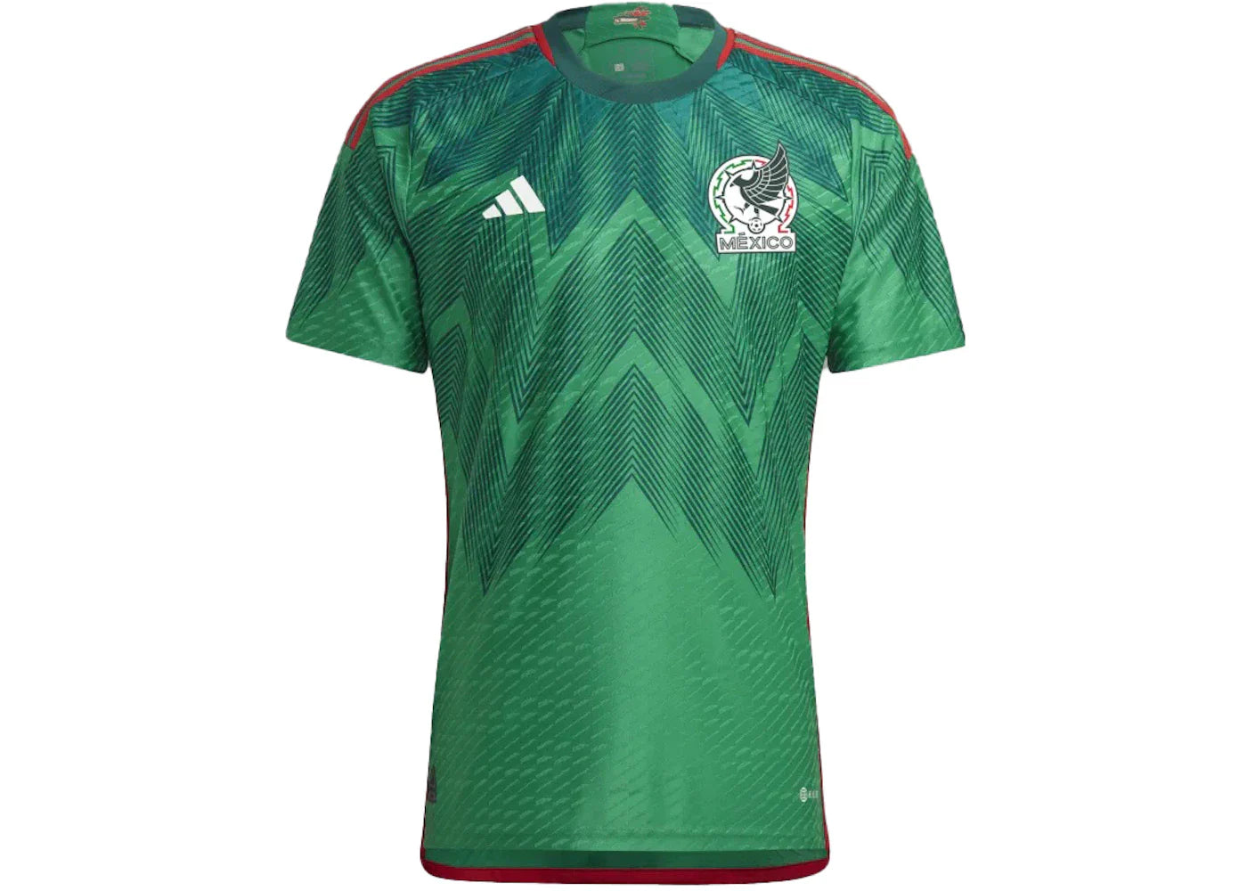 adidas Mexico 22 Home Authentic Jersey Vivid Green/Collegiate Green
