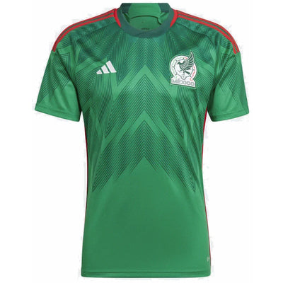 adidas Mexico 22 Home Soccer Jersey Vivid Green/Collegiate Green