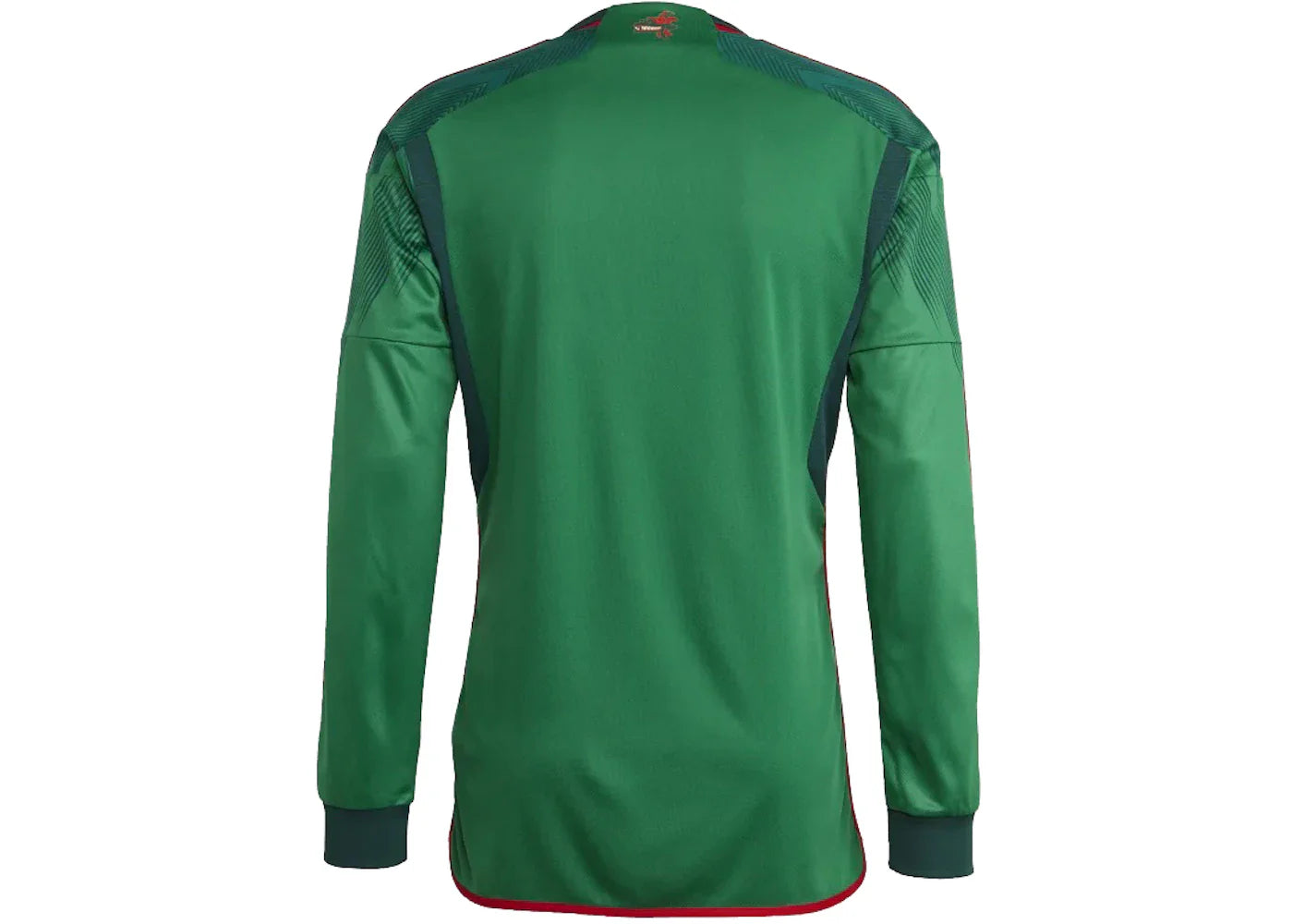 adidas Mexico 22 Long Sleeve Home Jersey Vivid Green/Collegiate Green