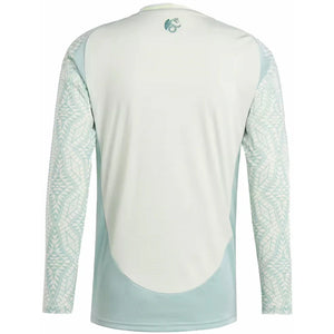 adidas Mexico 24 Long Sleeve Away Jersey Linen Green