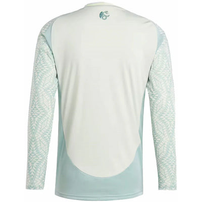 adidas Mexico 24 Long Sleeve Away Jersey Linen Green