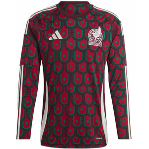 adidas Mexico 24 Long Sleeve Home Jersey Multicolor