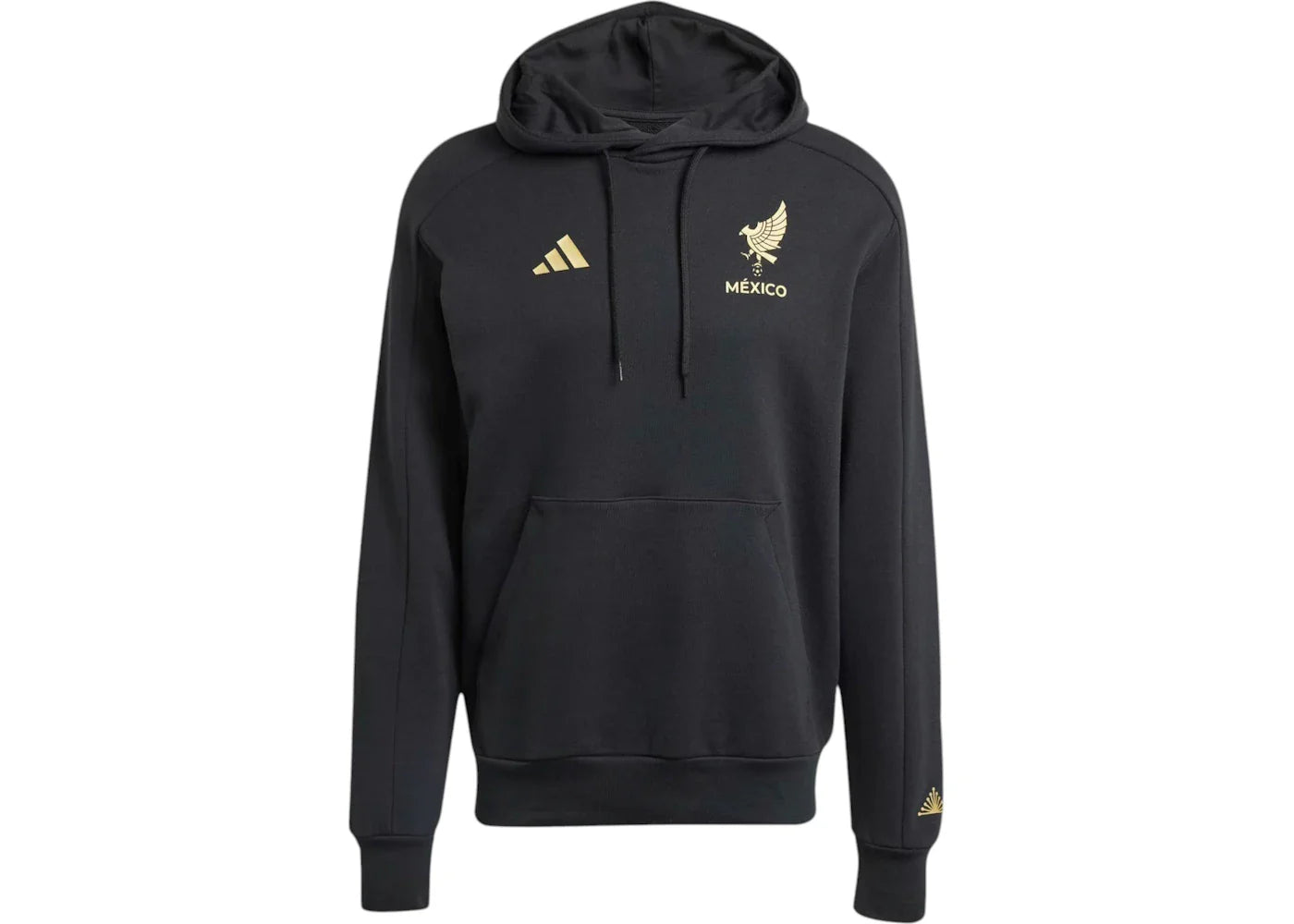 adidas Mexico Gold DNA Hoodie Black