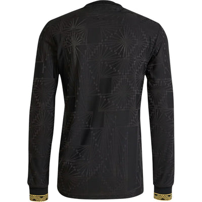 adidas Mexico Gold Long Sleeve Jersey Black