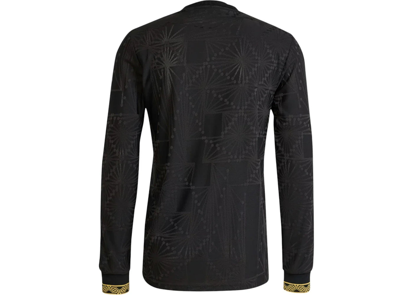 adidas Mexico Gold Long Sleeve Jersey Black
