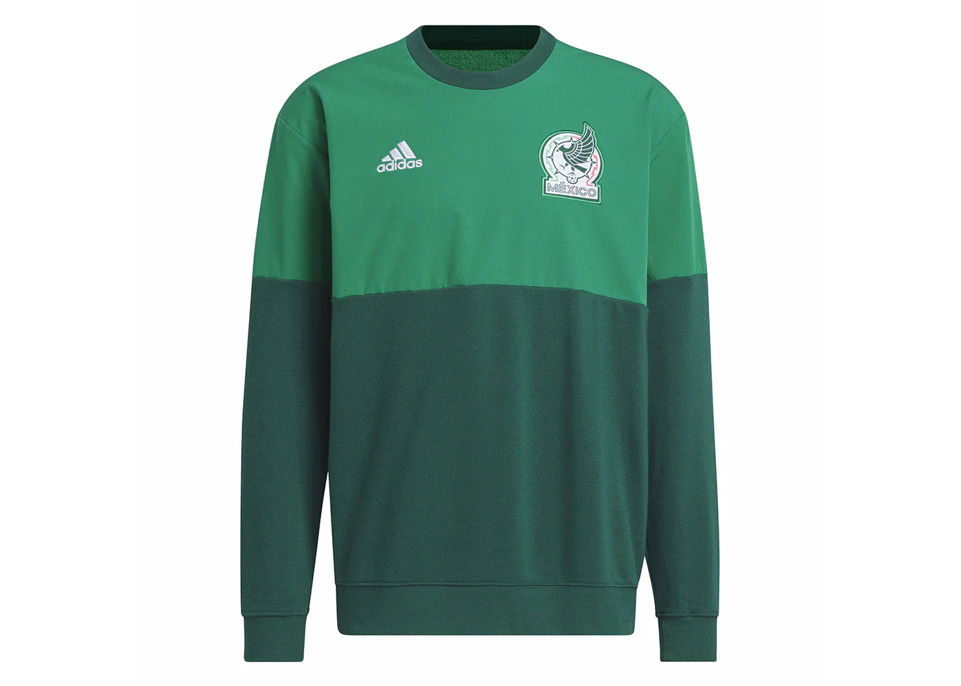 adidas Mexico Woven Crew Sweatshirt Collegiate Green/Vivid Green