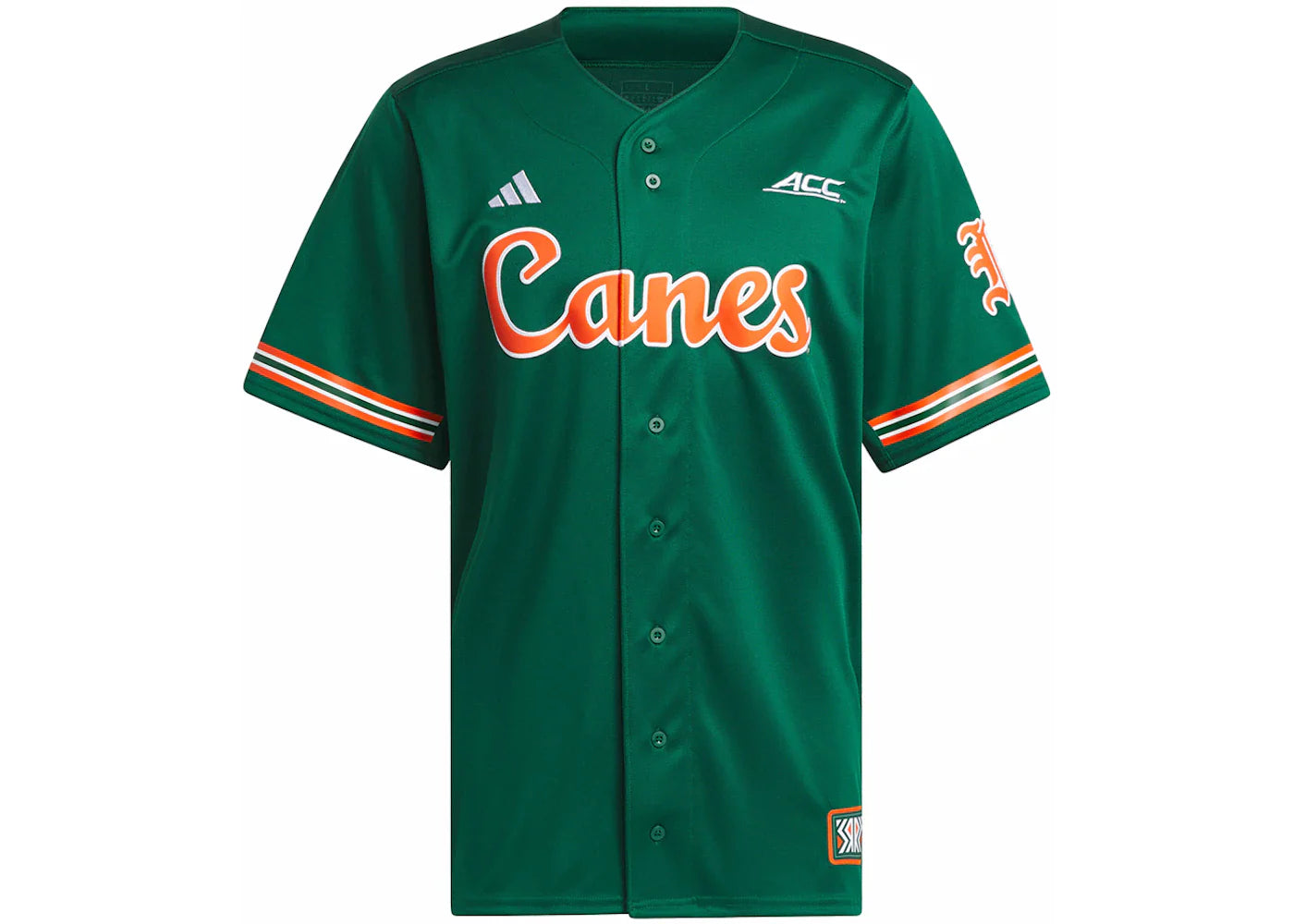 adidas Miami Reverse Retro Replica Baseball Jersey Dark Green