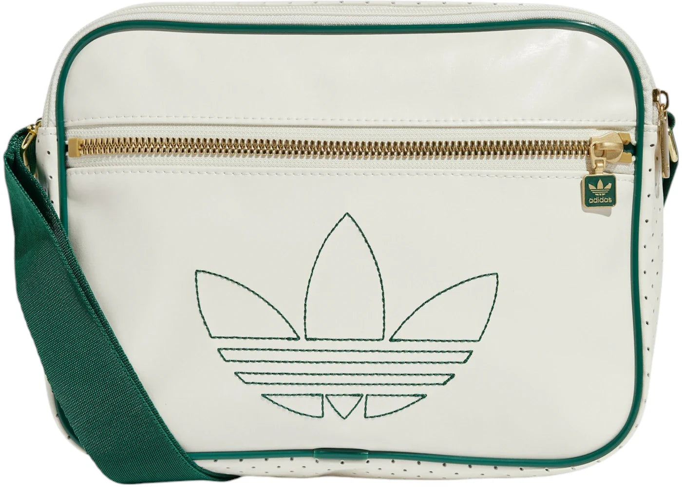 adidas Mini Airliner Bag Off White/Collegiate Green