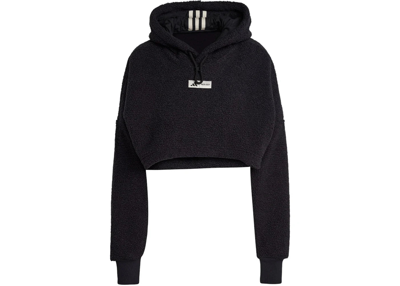 adidas Moon Boot Cropped Hoodie Black