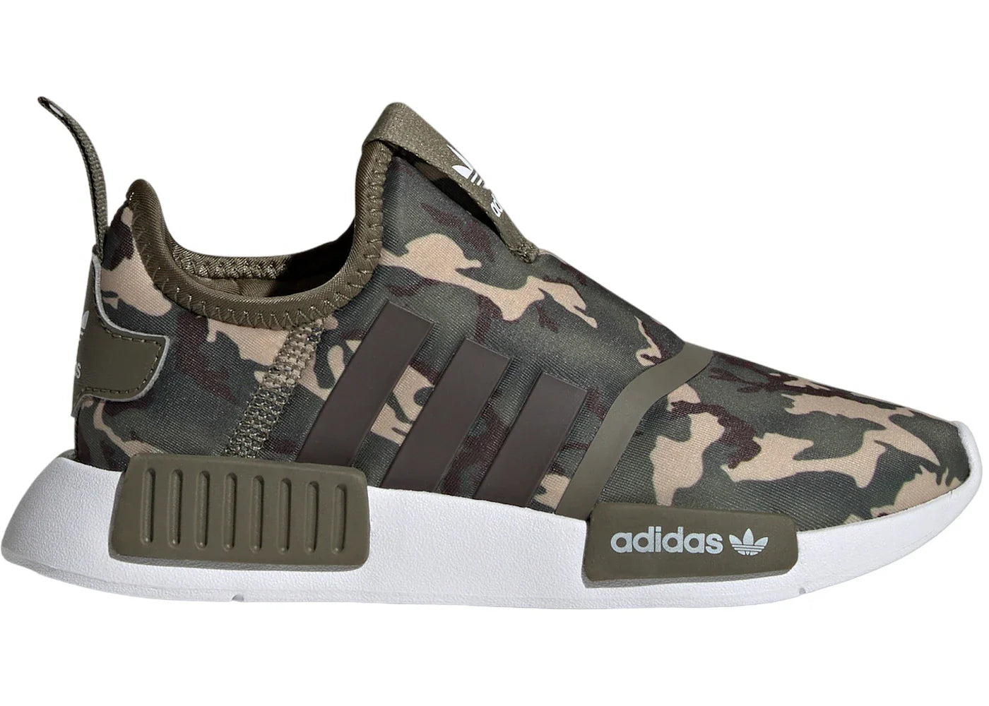adidas NMD 360 Olive Strata Dark Brown Cloud White (PS)