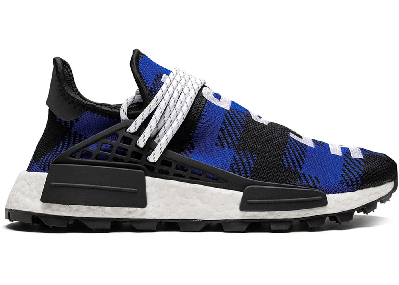 adidas NMD Hu Pharrell x BBC Flannel Blue Black