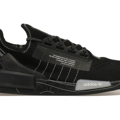 adidas NMD R1 Black White Stitch