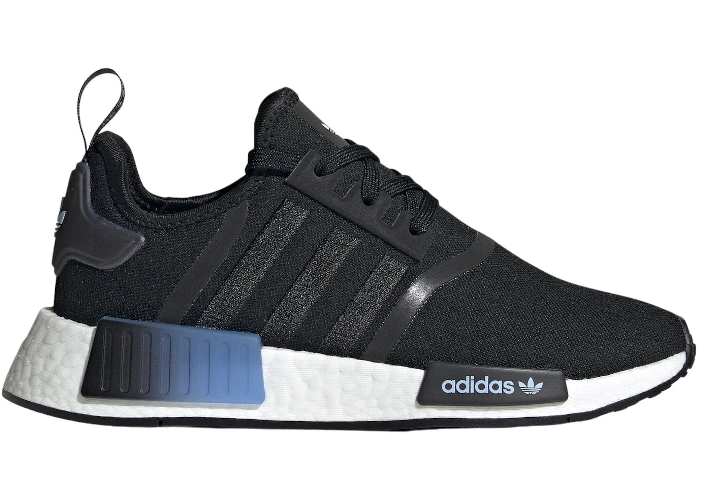 adidas NMD R1 Core Black Cloud White Blue Dawn (Women's)