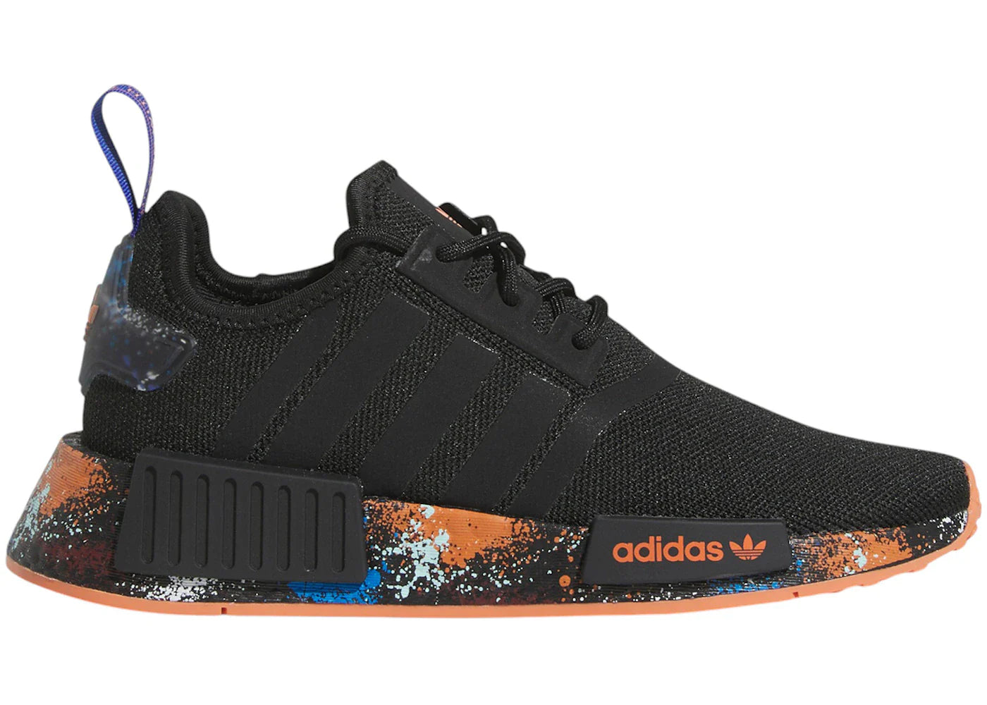 adidas NMD R1 Core Black Semi Lucid Blue Hazy Copper (GS)