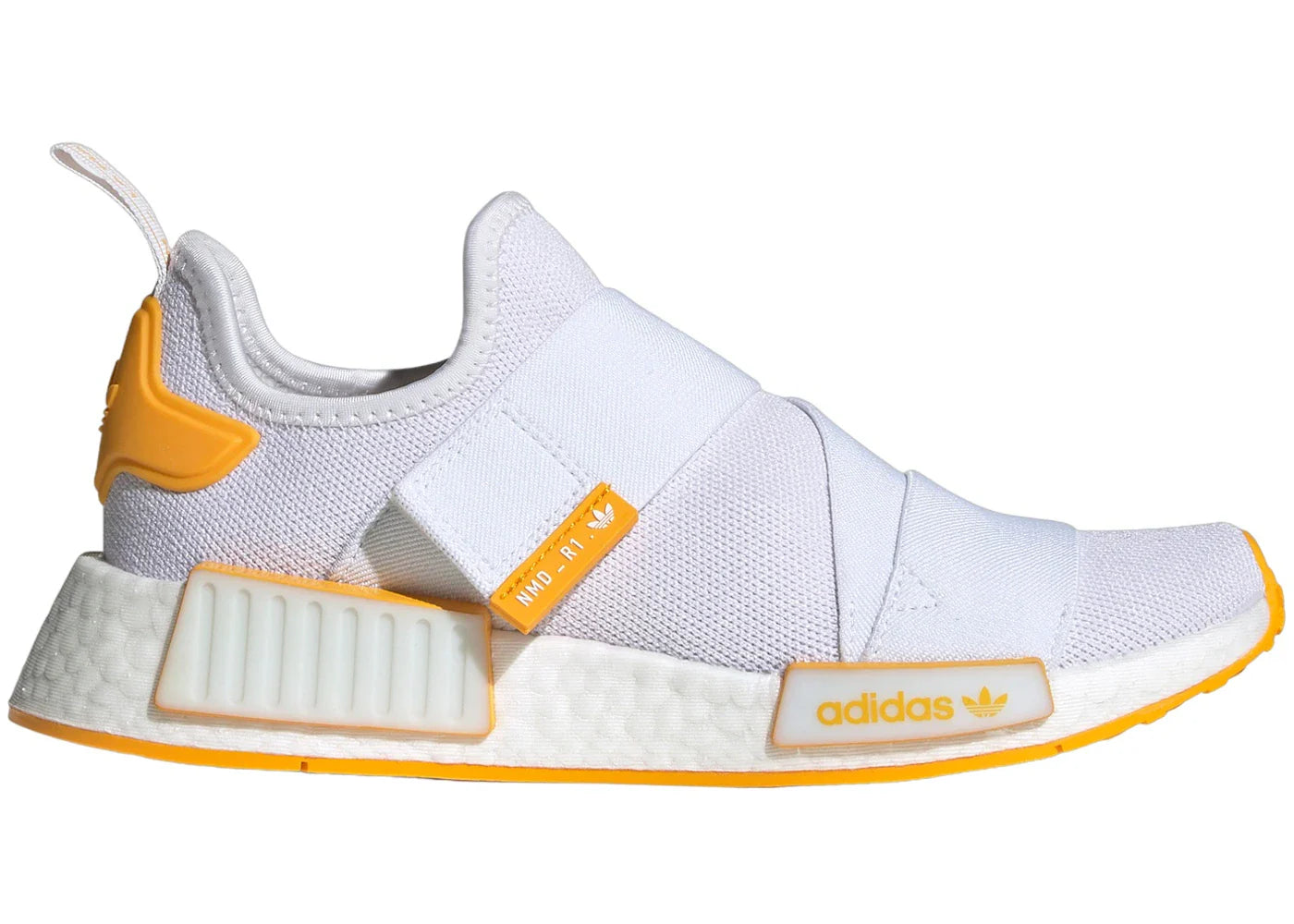 adidas NMD R1 Strap Cloud White Collegiate Gold (Women's)
