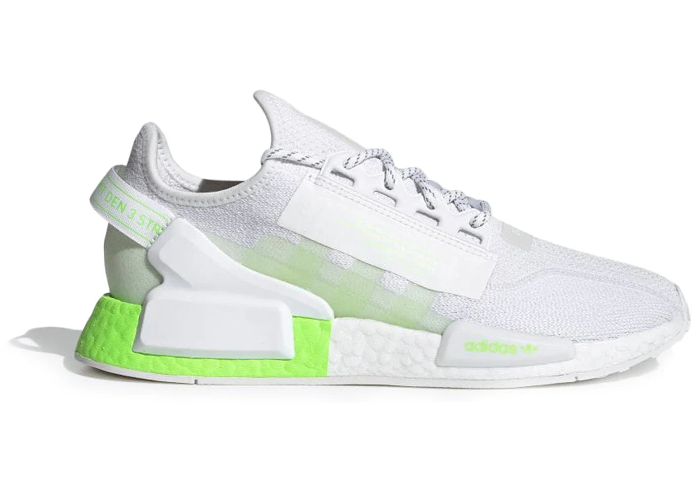 adidas NMD R1 V2 White Signal Green
