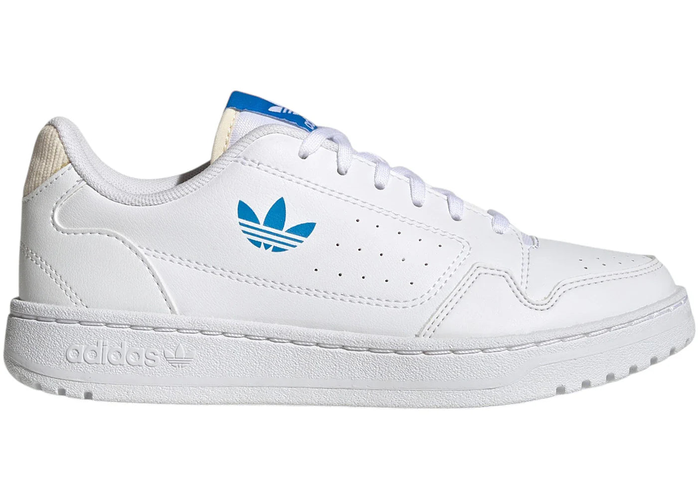 adidas NY 90 Cloud White Blue Rush Ecru Tint (GS)