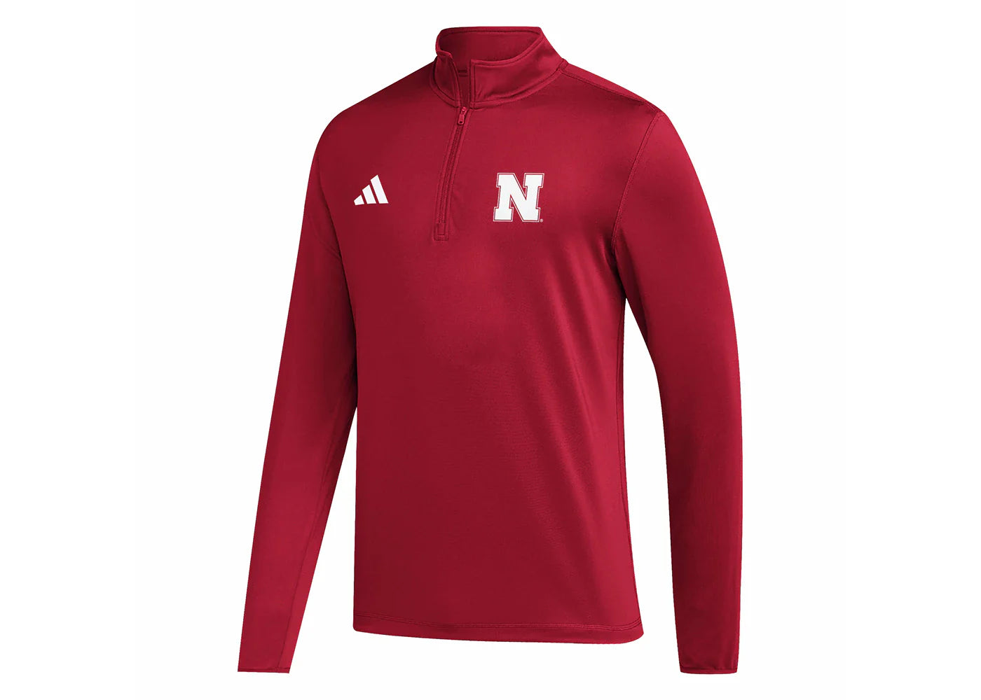 adidas Nebraska Long Sleeve Sweatshirt Team Power Red/White/Multi