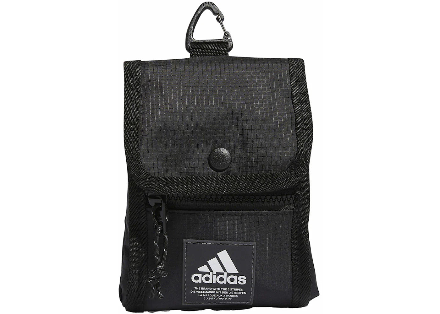 adidas Neck Pouch Crossbody Bag Black