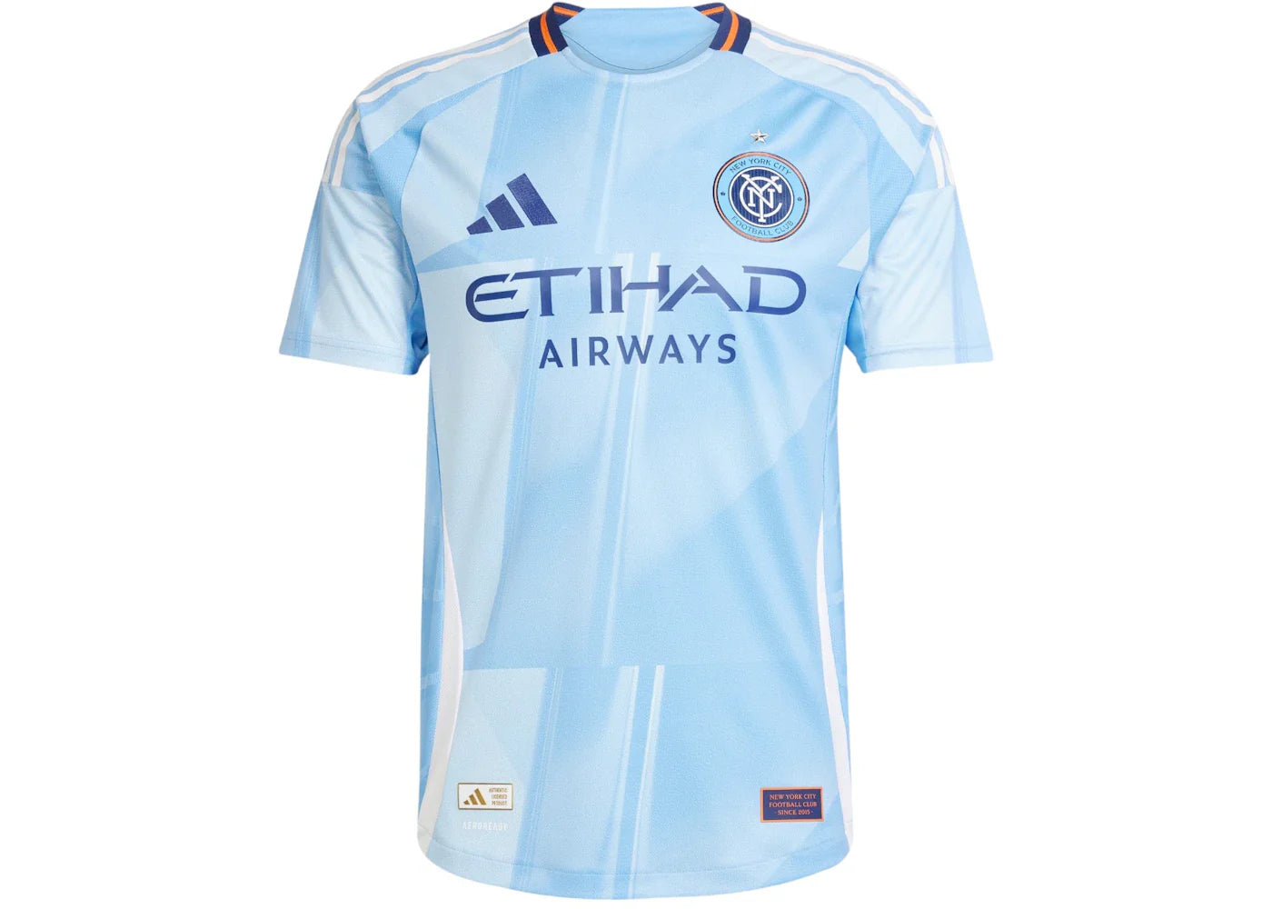 adidas New York City FC 25/26 Home Authentic Jersey Bahia Light Blue