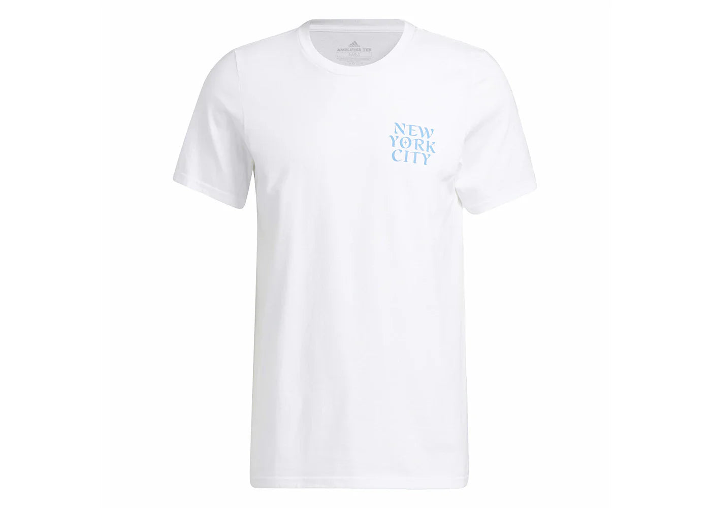 adidas New York City Script Short Sleeve Graphic Tee White