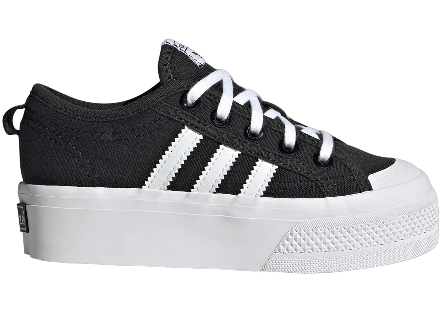 adidas Nizza Platform Core Black Cloud White (PS)