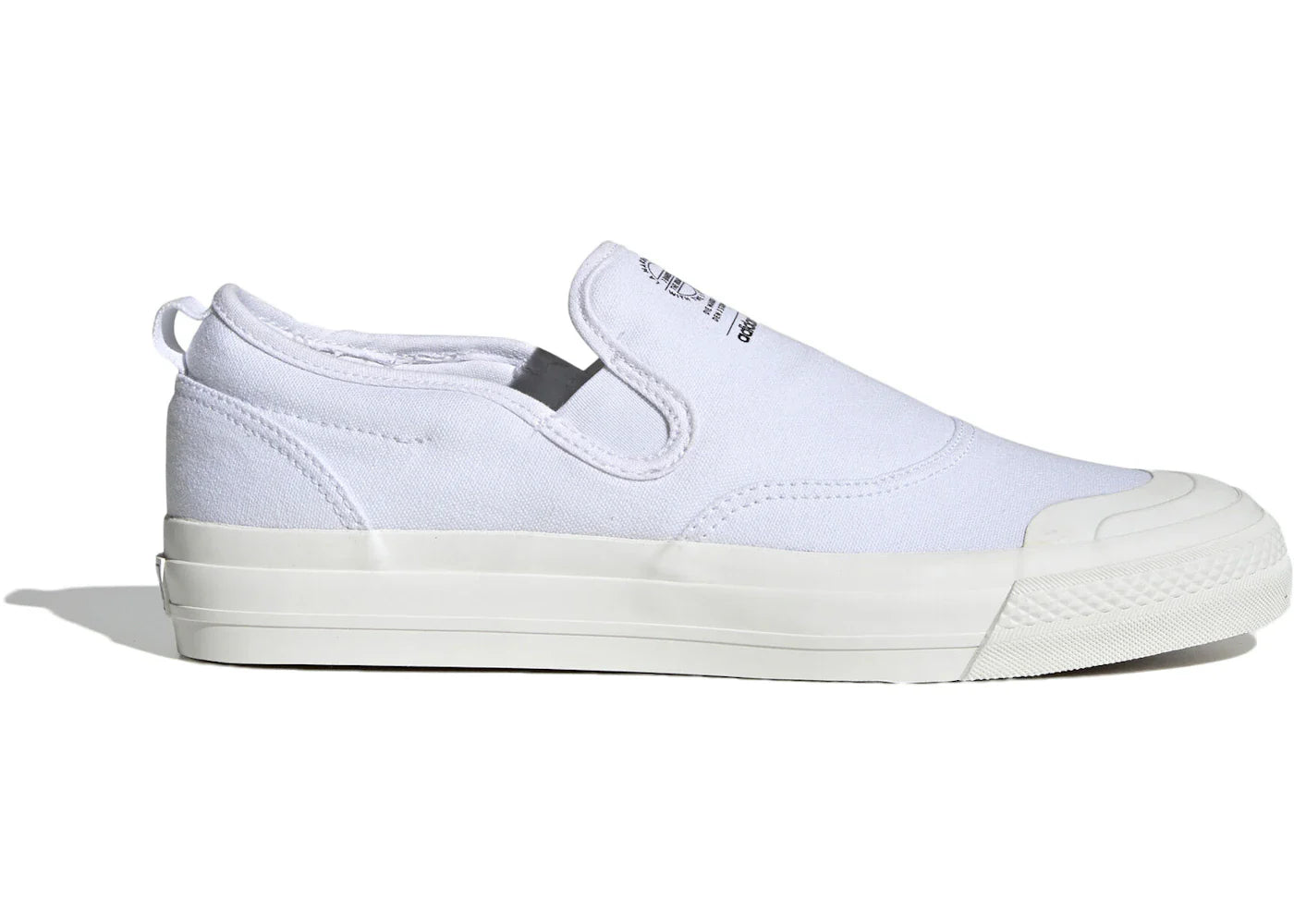 adidas Nizza RF Slip-On Triple White