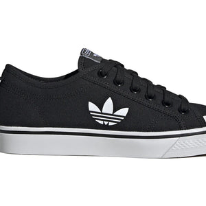 adidas Nizza Trefoil Core Black Crystal White (Women's)
