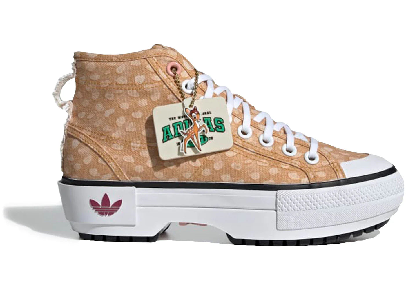 adidas Nizza Trek Disney Bambi Cloud White Legacy Burgundy Off White (Women's)