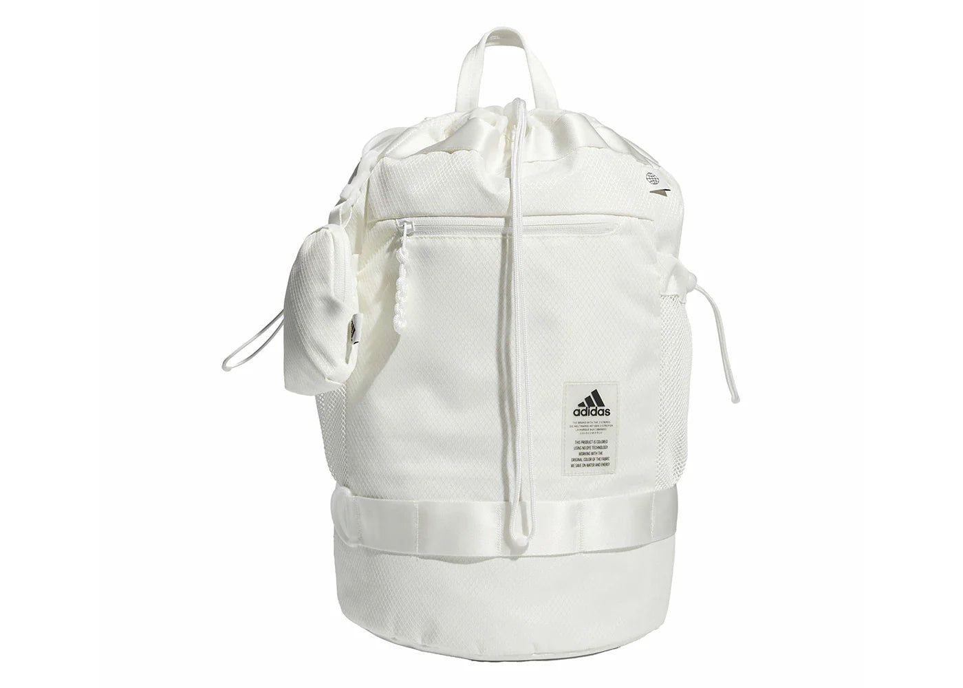adidas Non-Dyed Bucket Backpack White