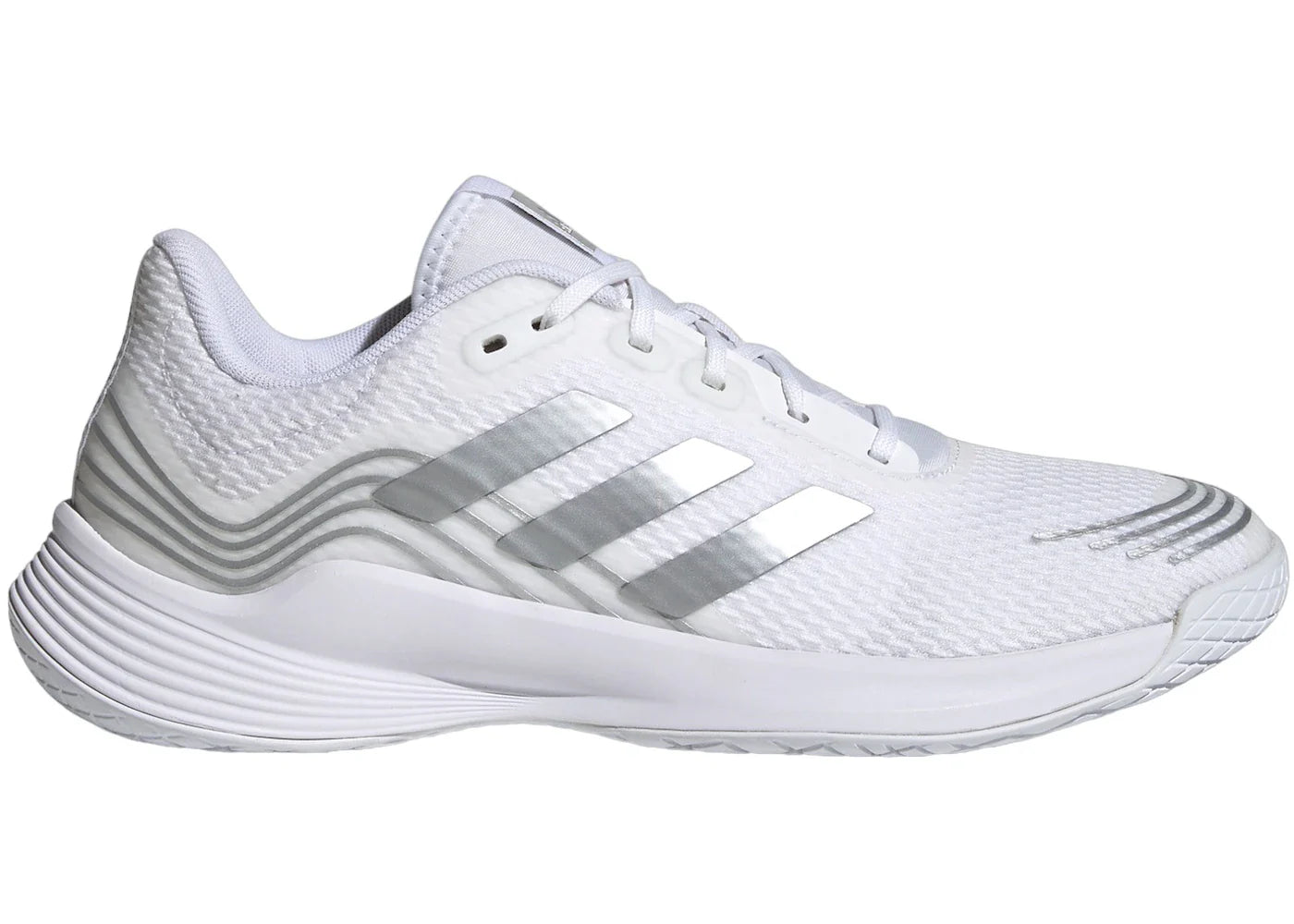 adidas Novaflight Volleyball Cloud White Silver Metallic (Women's)