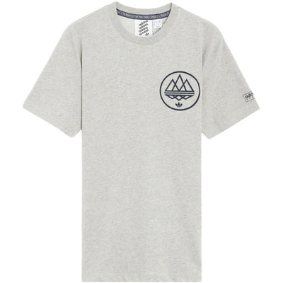 adidas Originals Spezial Mod Trefoil Tee Grey Heather