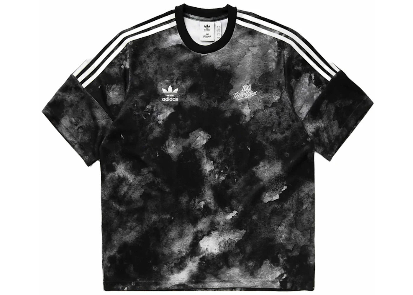 adidas Originals x 100 Thieves Print Jersey Black
