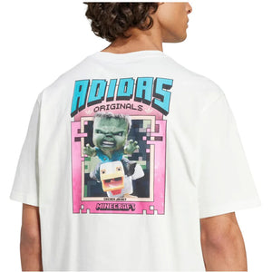 adidas Originals x Minecraft Graphic Tee Off White