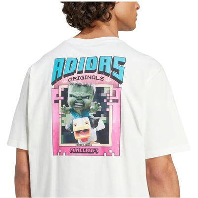 adidas Originals x Minecraft Graphic Tee Off White