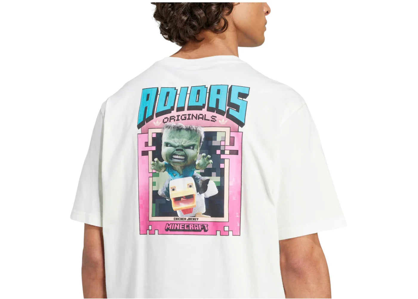 adidas Originals x Minecraft Graphic Tee Off White