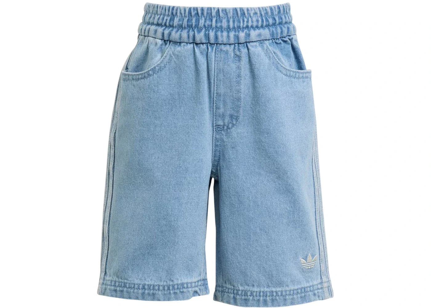 adidas Originals x Minecraft Kids Tee And Short Set Off White/Clear Blue