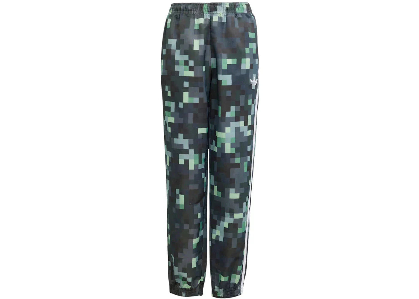 adidas Originals x Minecraft Kids Track Pants Silver Pebble/Magic Lime/Tribe Green/Legend Ivy