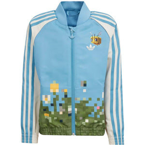 adidas Originals x Minecraft Track Suit Set Hazy Blue/Wonder White